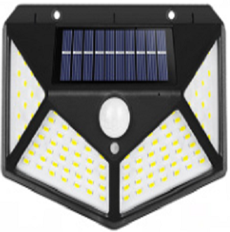 LB_SH100-Y 100 pcs LED on four sides solar wall light